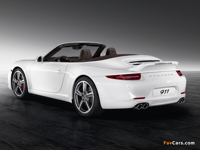 Images of Porsche 911 Carrera Cabriolet Sport Design Package (991) 2012 (640 x 480)