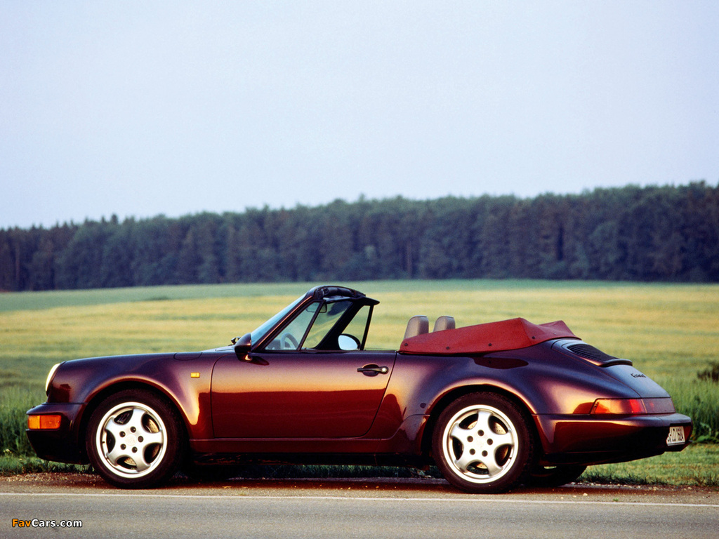 Photos of Porsche 911 Carrera 2 Cabriolet Turbolook (964) 1992–93 (1024 x 768)