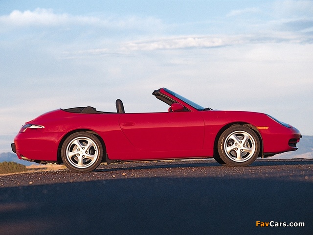 Photos of Porsche 911 Carrera Cabriolet US-spec (996) 1998–2001 (640 x 480)