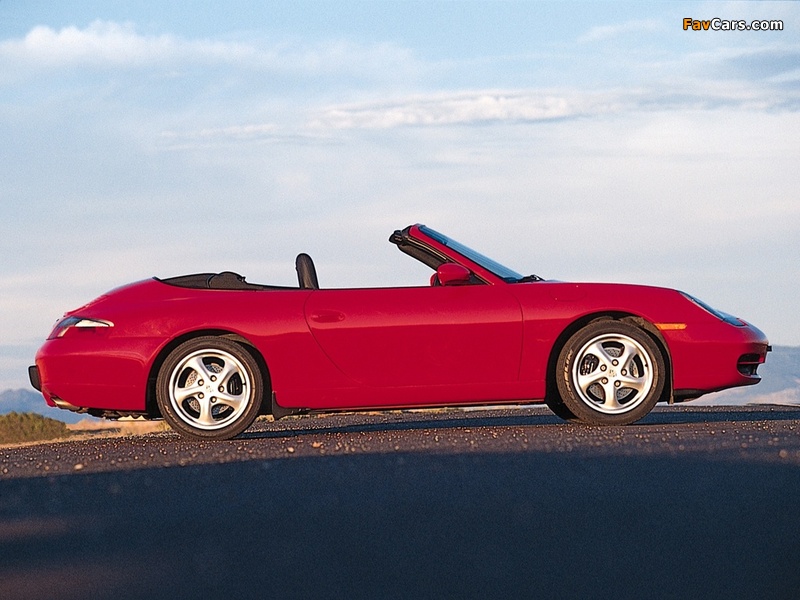 Photos of Porsche 911 Carrera Cabriolet US-spec (996) 1998–2001 (800 x 600)