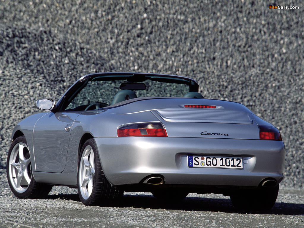 Photos of Porsche 911 Carrera Cabriolet (996) 2001–04 (1024 x 768)