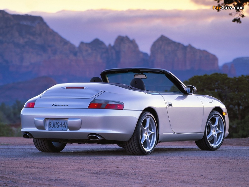 Photos of Porsche 911 Carrera Cabriolet US-spec (996) 2001–04 (800 x 600)