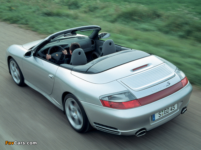 Photos of Porsche 911 Carrera 4S Cabriolet (996) 2004–05 (640 x 480)