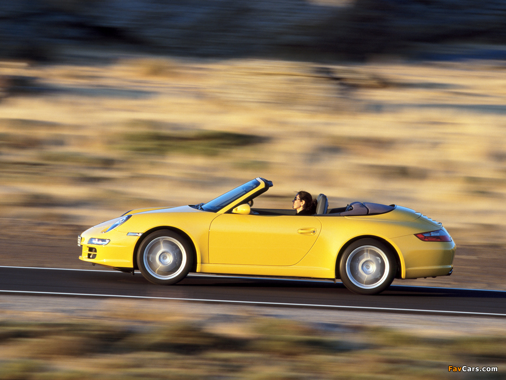 Photos of Porsche 911 Carrera Cabriolet (997) 2005–08 (1024 x 768)