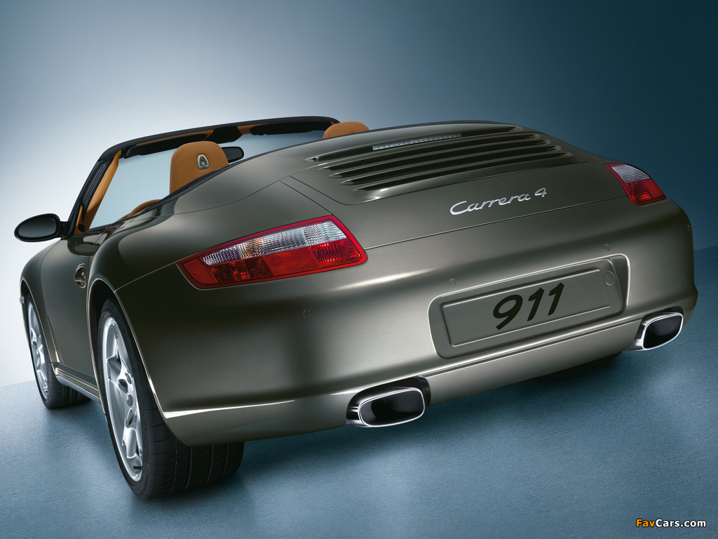 Photos of Porsche 911 Carrera 4 Cabriolet (997) 2006–08 (1024 x 768)