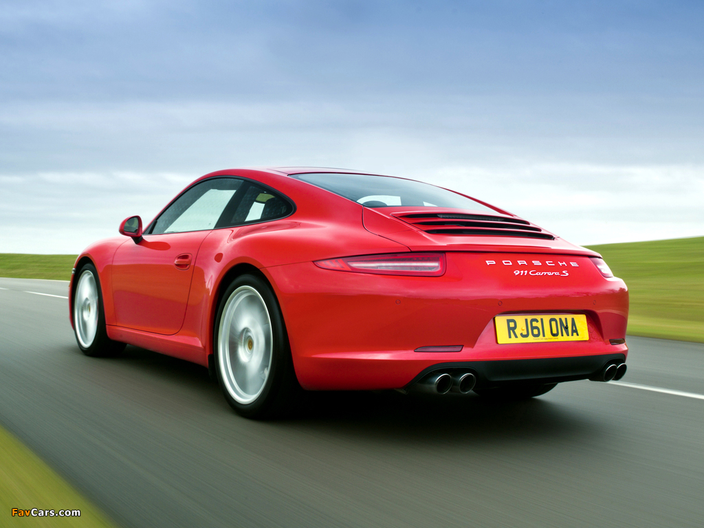 Photos of Porsche 911 Carrera S Coupe UK-spec (991) 2011 (1024 x 768)