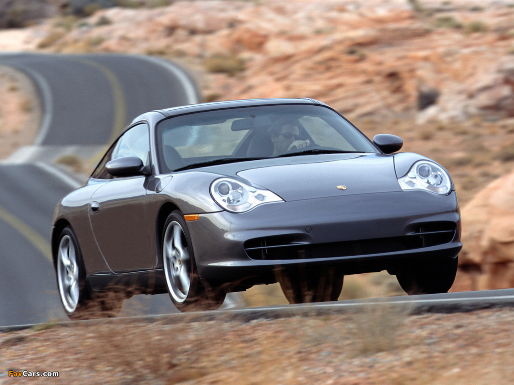 Pictures of Porsche 911 Carrera Coupe US-spec (996) 2001–04 (1024 x 768)