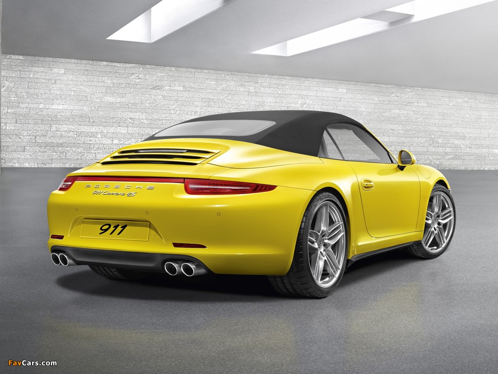 Pictures of Porsche 911 Carrera 4S Cabriolet (991) 2012 (1024 x 768)