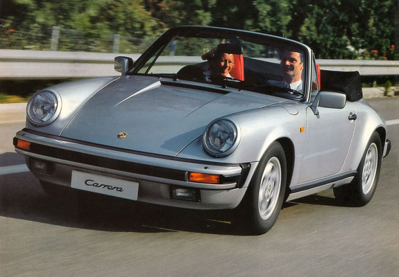 Porsche 911 Carrera 3.2 Cabriolet (911) 1984–89 photos