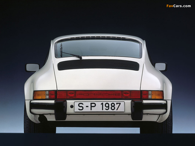 Porsche 911 Carrera 3.2 Coupe (911) 1984–89 pictures (800 x 600)