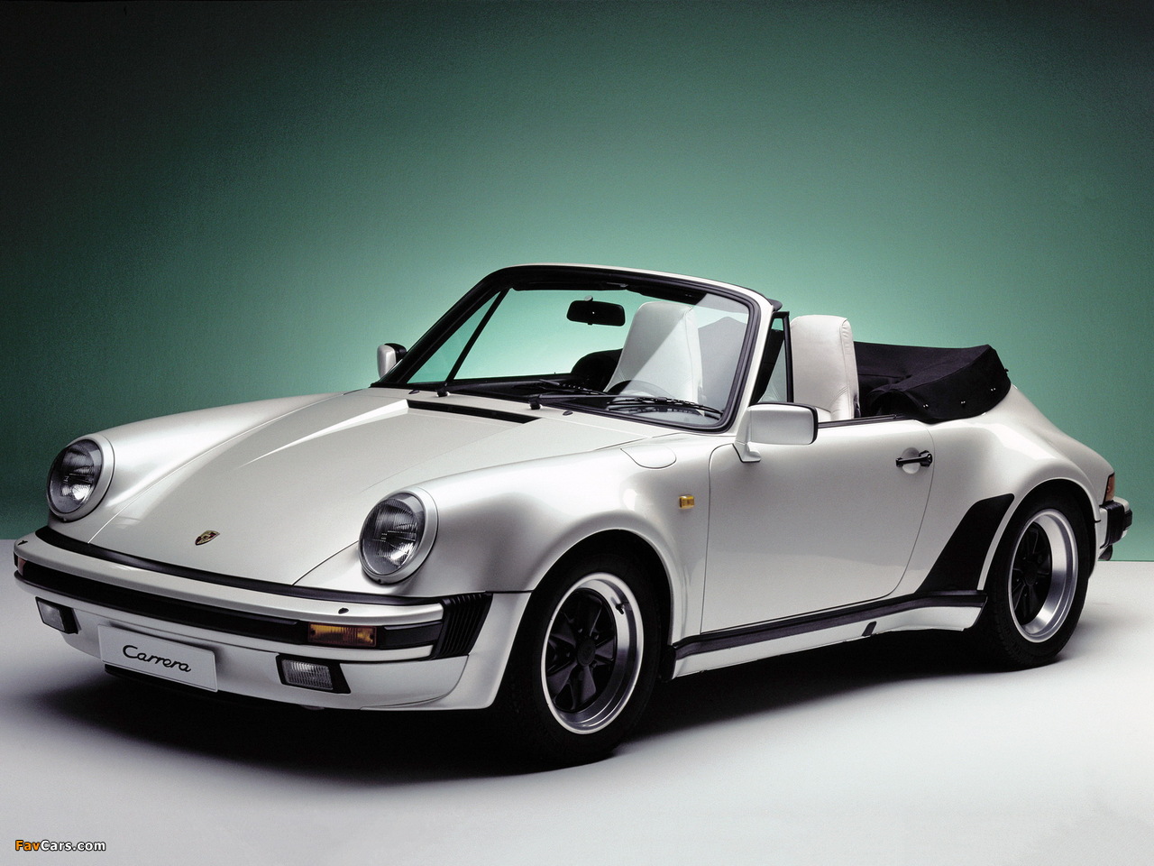 Porsche 911 Carrera 3.2 Cabriolet Turbolook (911) 1986–89 photos (1280 x 960)