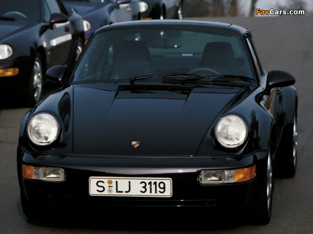 Porsche 911 Carrera 4 Coupe Turbolook 30 Jahre 911 (964) 1993 photos (640 x 480)