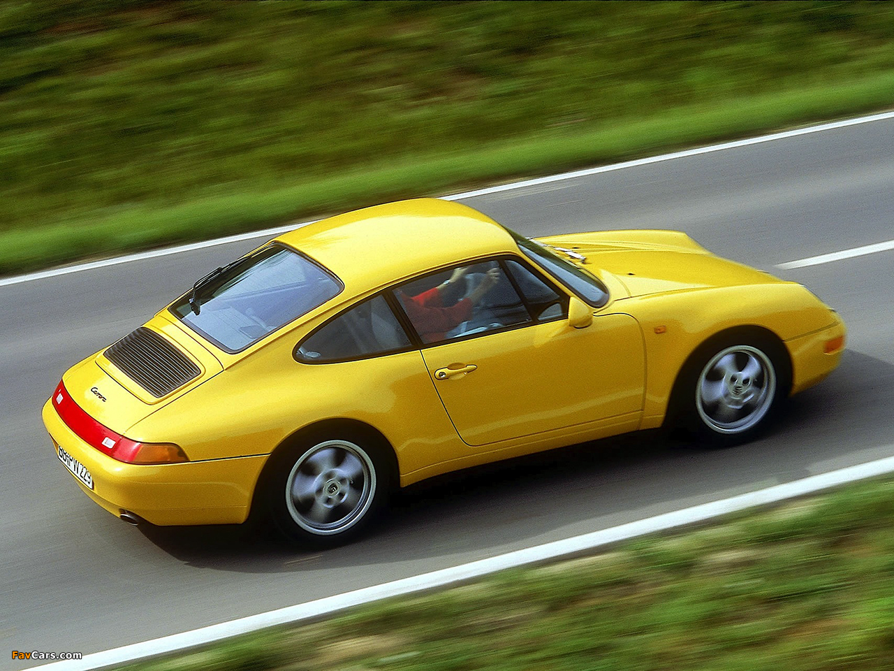 Porsche 911 Carrera 3.6 Coupe (993) 1993–97 photos (1280 x 960)