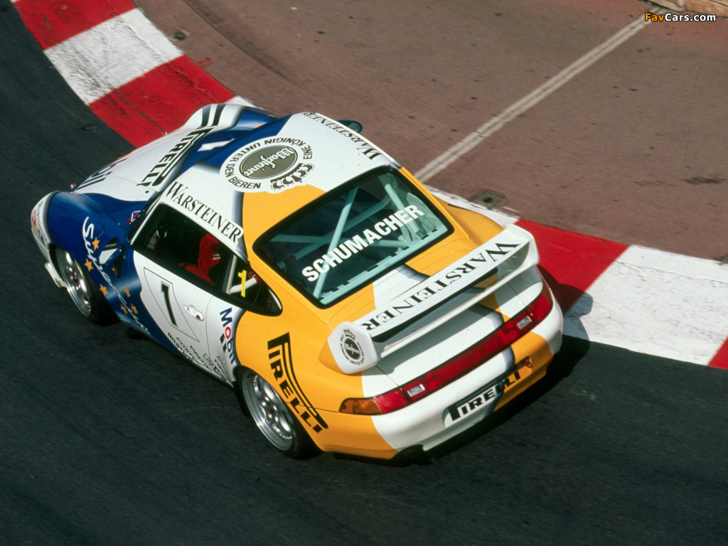 Porsche 911 Cup 3.8 Coupe (993) 1995–97 pictures (1024 x 768)