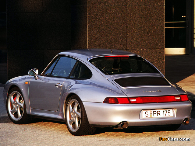 Porsche 911 Carrera 4S 3.6 Coupe (993) 1995–98 wallpapers (640 x 480)
