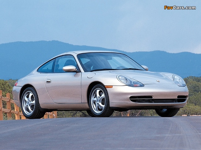 Porsche 911 Carrera Coupe US-spec (996) 1997–2001 wallpapers (640 x 480)