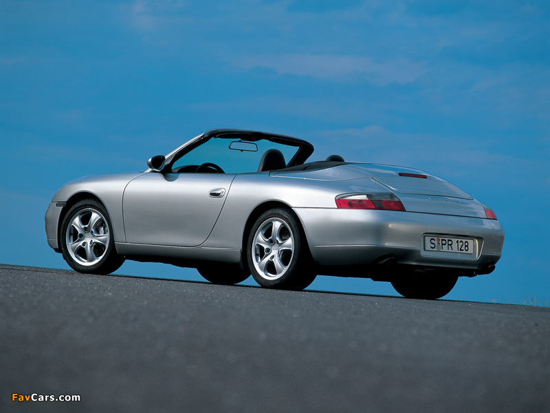 Porsche 911 Carrera 4 Cabriolet (996) 1998–2001 pictures (800 x 600)