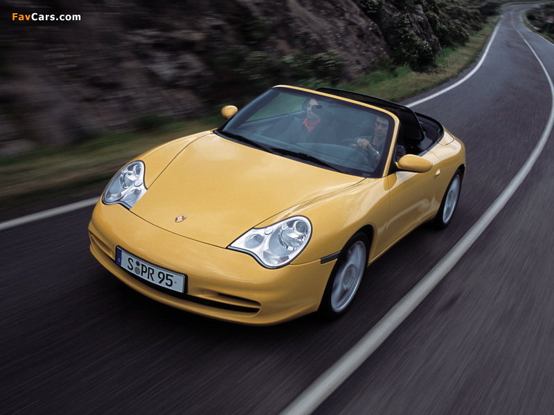 Porsche 911 Carrera 4 Cabriolet (996) 2001–04 images (800 x 600)