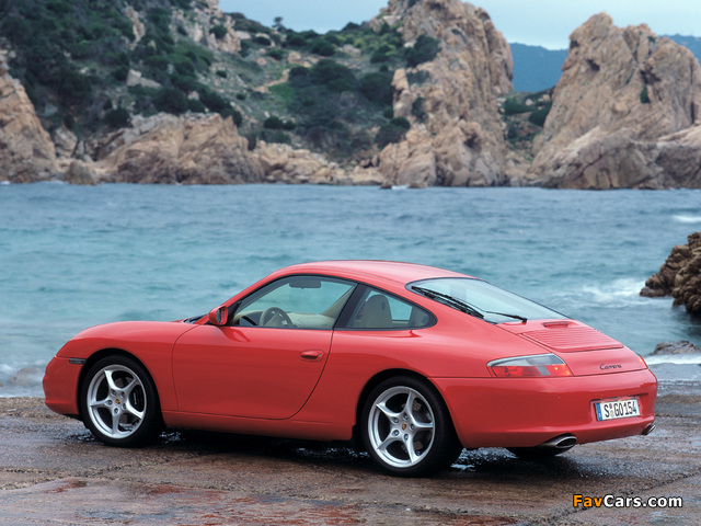 Porsche 911 Carrera Coupe (996) 2001–04 images (640 x 480)