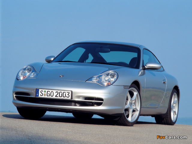 Porsche 911 Carrera Coupe (996) 2001–04 images (640 x 480)