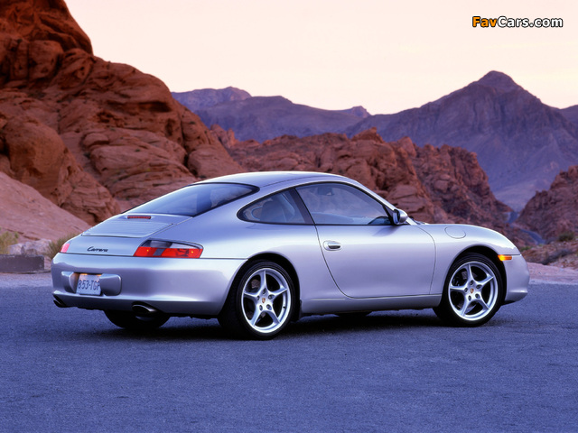 Porsche 911 Carrera Coupe US-spec (996) 2001–04 photos (640 x 480)