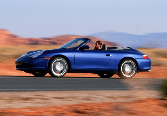 Porsche 911 Carrera Cabriolet US-spec (996) 2001–04 photos