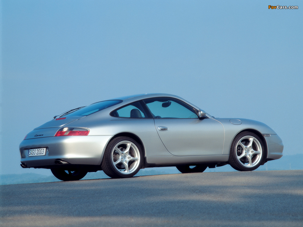 Porsche 911 Carrera Coupe (996) 2001–04 pictures (1024 x 768)