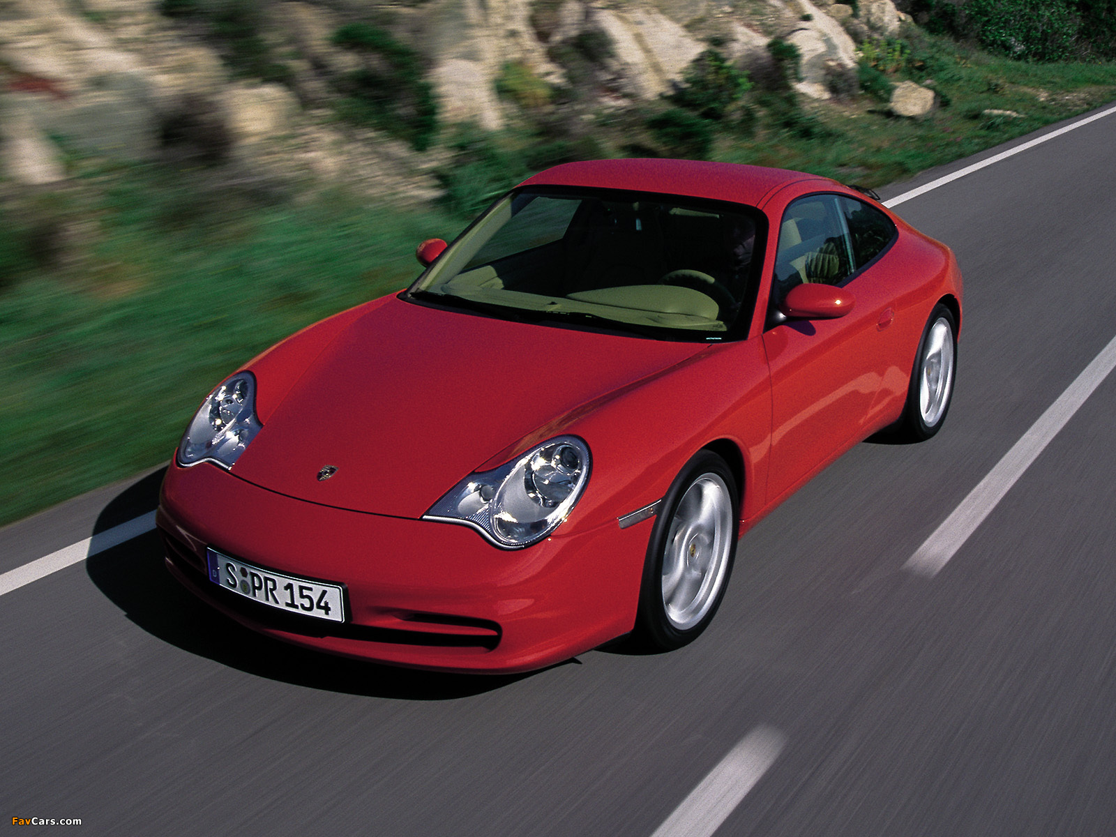 Porsche 911 Carrera Coupe (996) 2001–04 wallpapers (1600 x 1200)