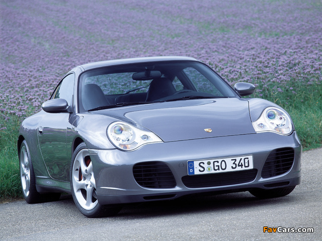 Porsche 911 Carrera 4S Coupe (996) 2001–04 wallpapers (640 x 480)
