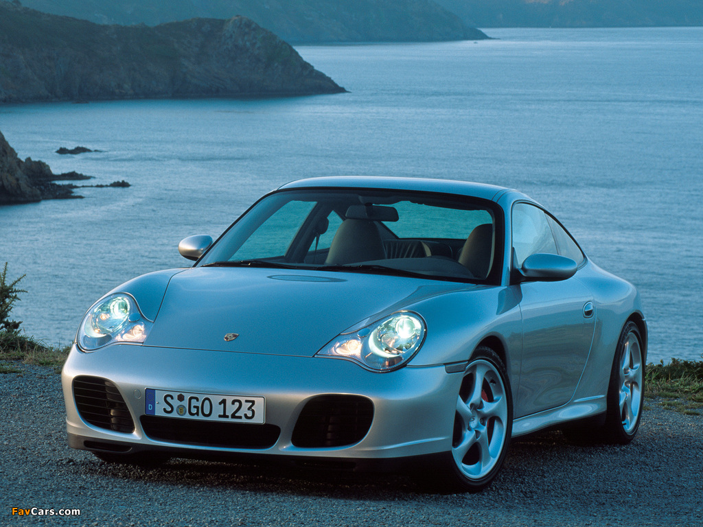 Porsche 911 Carrera 4S Coupe (996) 2001–04 wallpapers (1024 x 768)