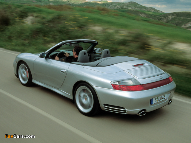 Porsche 911 Carrera 4S Cabriolet (996) 2004–05 photos (640 x 480)