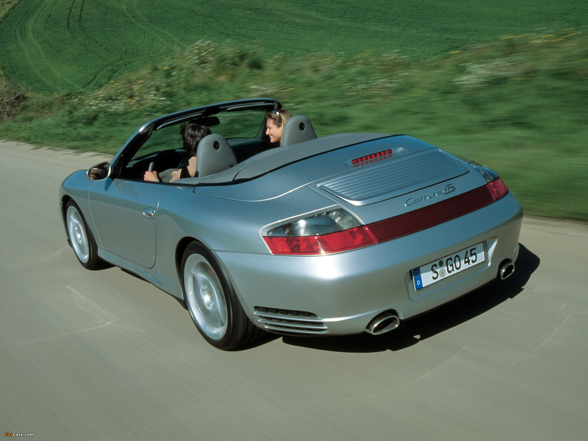 Porsche 911 Carrera 4S Cabriolet (996) 2004–05 wallpapers (2048 x 1536)