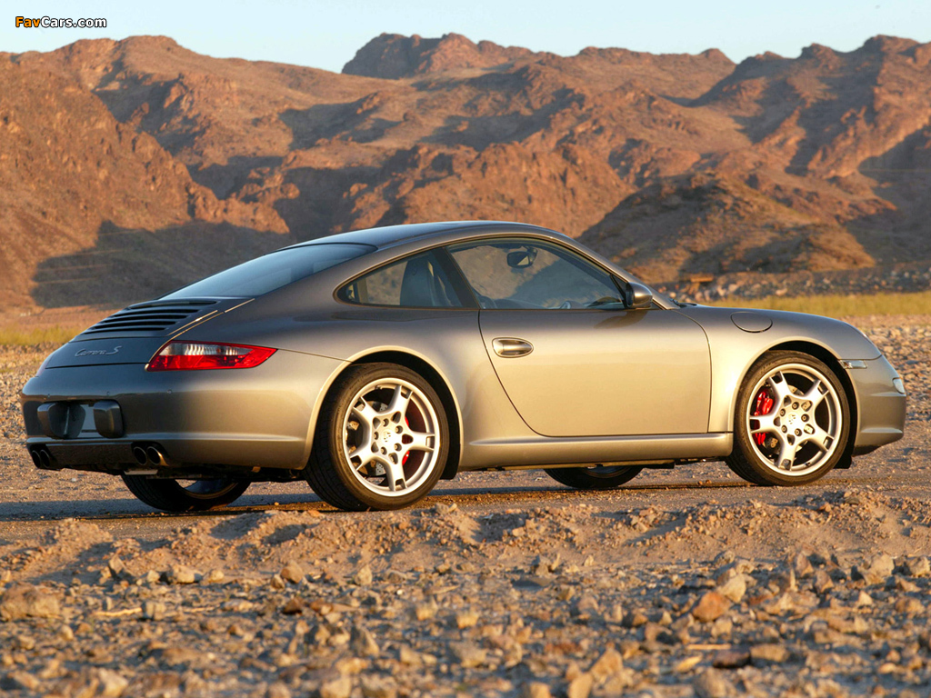 Porsche 911 Carrera S Coupe US-spec (997) 2005–08 images (1024 x 768)