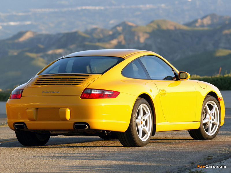 Porsche 911 Carrera Coupe US-spec (997) 2005–08 images (800 x 600)