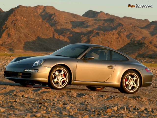 Porsche 911 Carrera S Coupe US-spec (997) 2005–08 photos (640 x 480)