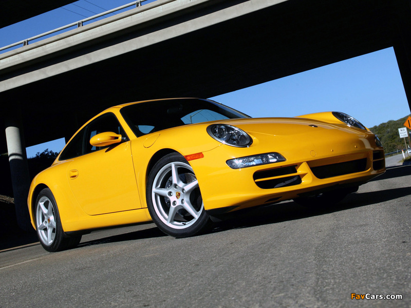 Porsche 911 Carrera Coupe US-spec (997) 2005–08 pictures (800 x 600)