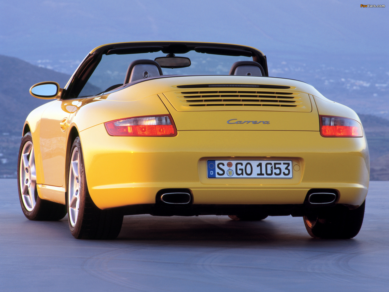 Porsche 911 Carrera Cabriolet (997) 2005–08 pictures (1600 x 1200)