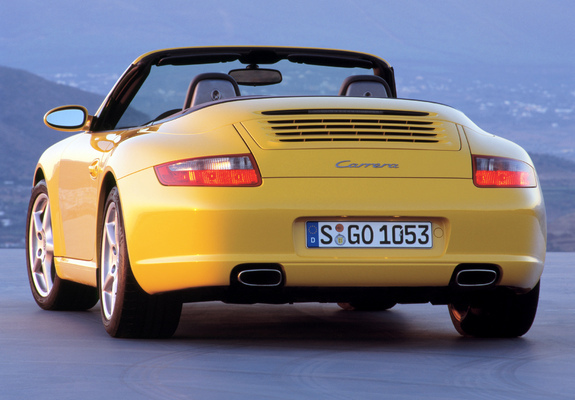 Porsche 911 Carrera Cabriolet (997) 2005–08 pictures