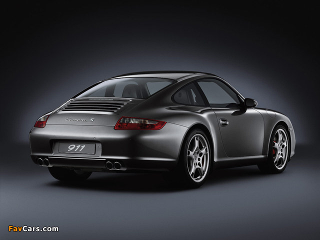 Porsche 911 Carrera S Coupe (997) 2005–08 pictures (640 x 480)