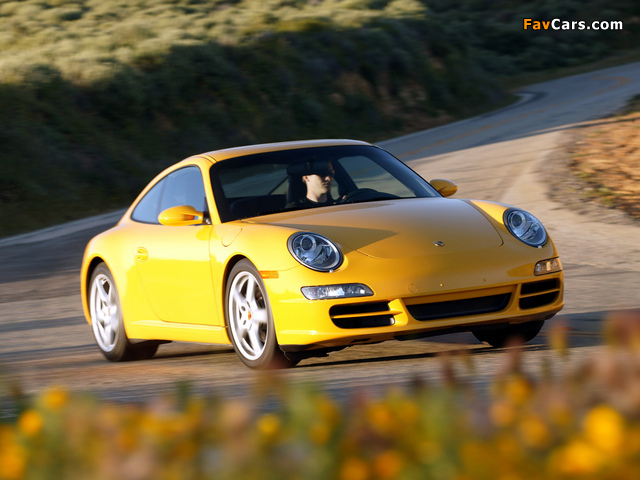 Porsche 911 Carrera Coupe US-spec (997) 2005–08 pictures (640 x 480)