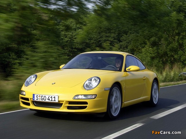 Porsche 911 Carrera Coupe (997) 2005–08 pictures (640 x 480)