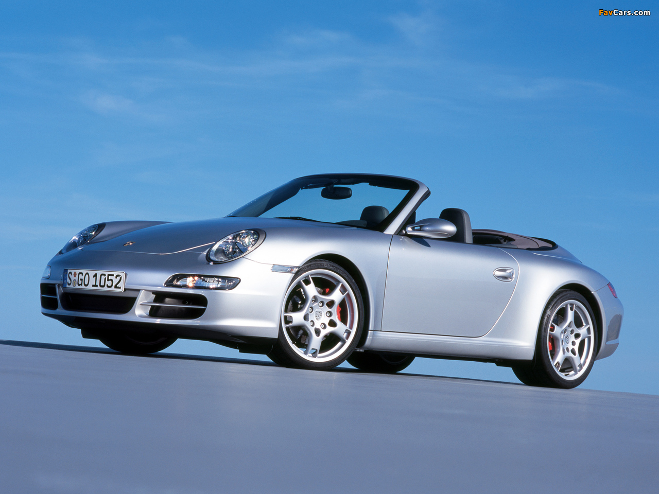 Porsche 911 Carrera S Cabriolet (997) 2005–08 wallpapers (1280 x 960)