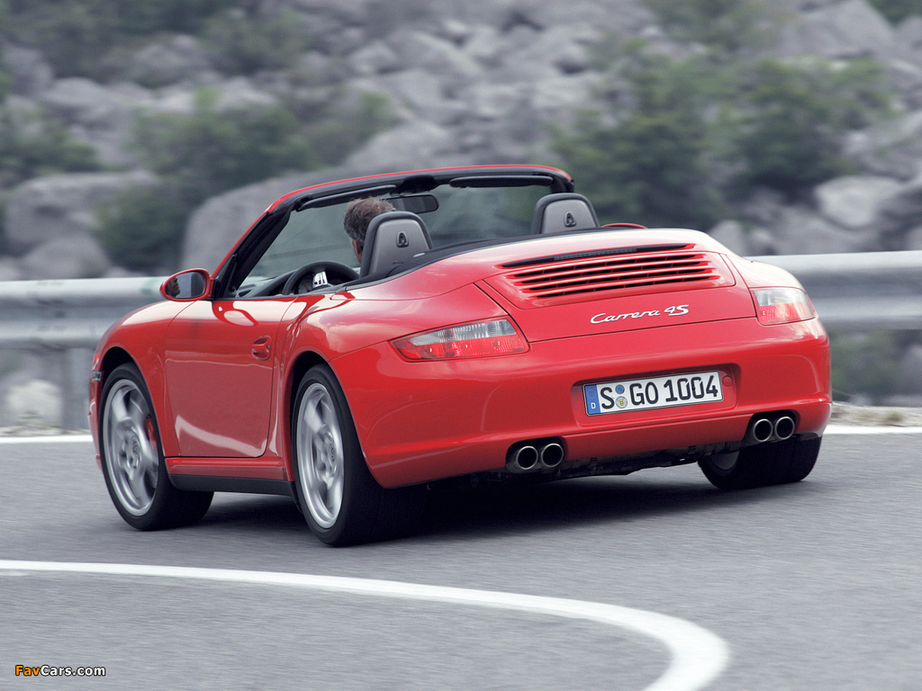 Porsche 911 Carrera 4S Cabriolet (997) 2006–08 images (1024 x 768)