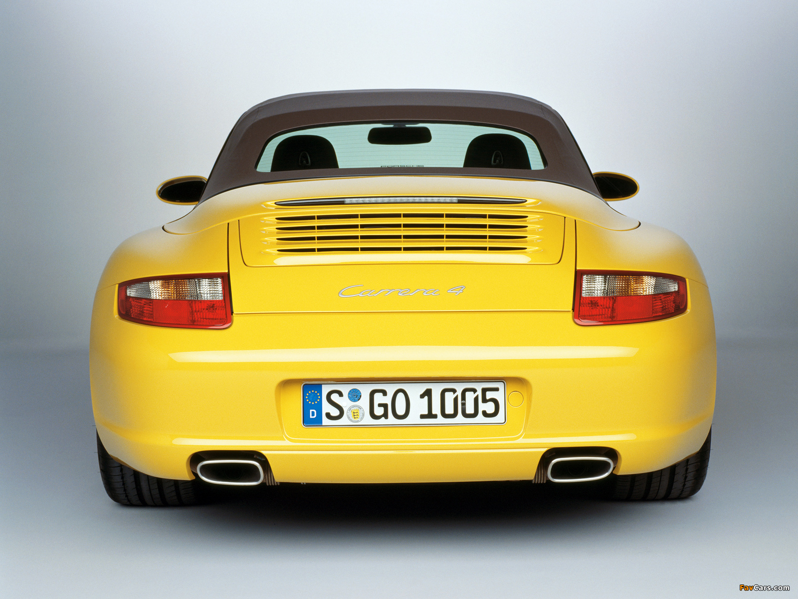 Porsche 911 Carrera 4 Cabriolet (997) 2006–08 photos (1600 x 1200)