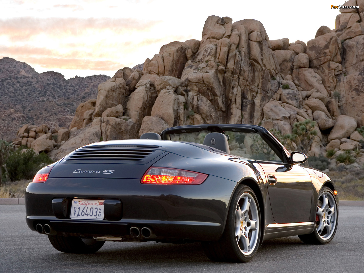 Porsche 911 Carrera 4S Cabriolet US-spec (997) 2006–08 photos (1280 x 960)