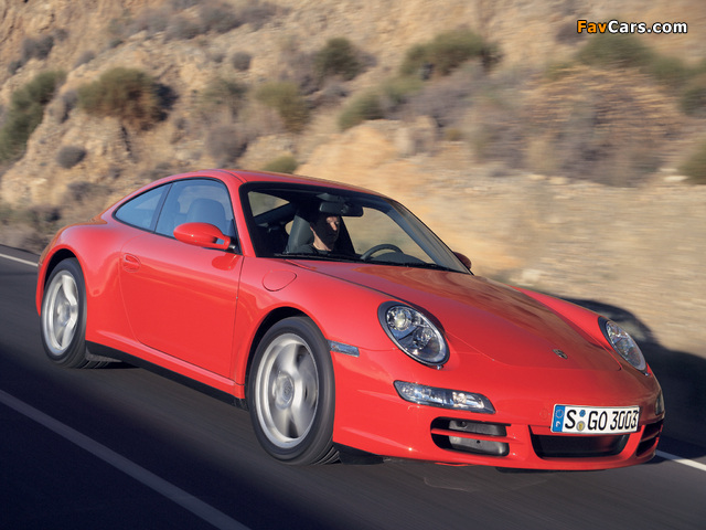 Porsche 911 Carrera 4 Coupe (997) 2006–08 photos (640 x 480)