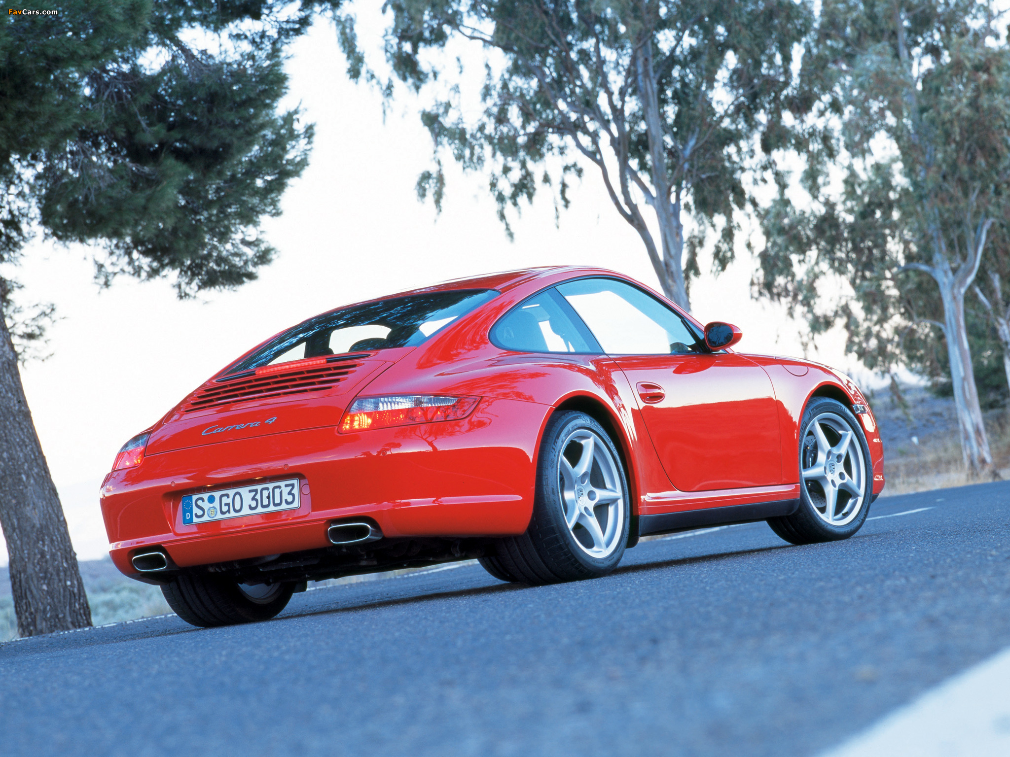 Porsche 911 Carrera 4 Coupe (997) 2006–08 pictures (2048 x 1536)