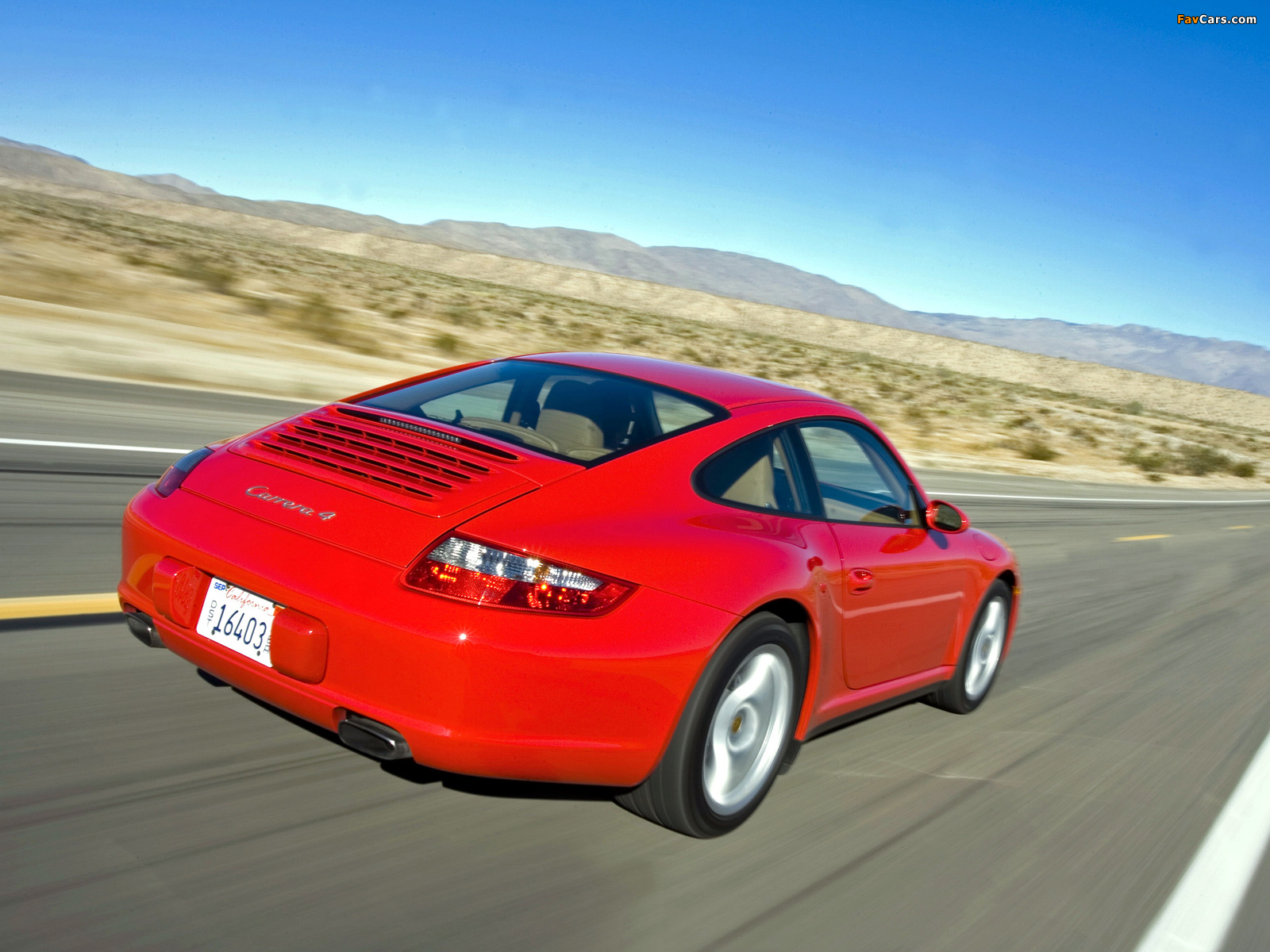 Porsche 911 Carrera 4 Coupe US-spec (997) 2006–08 wallpapers (1600 x 1200)