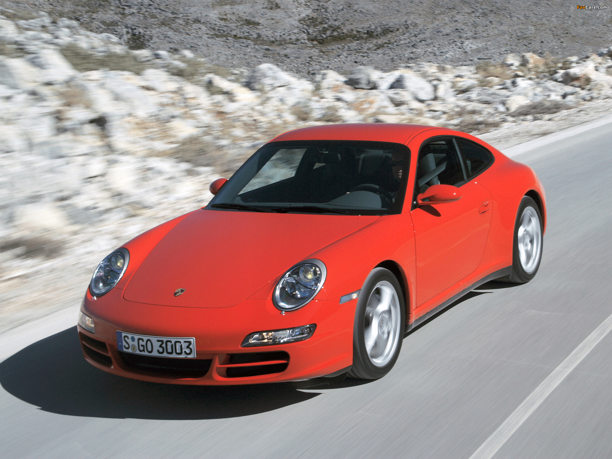 Porsche 911 Carrera 4 Coupe (997) 2006–08 wallpapers (2048 x 1536)