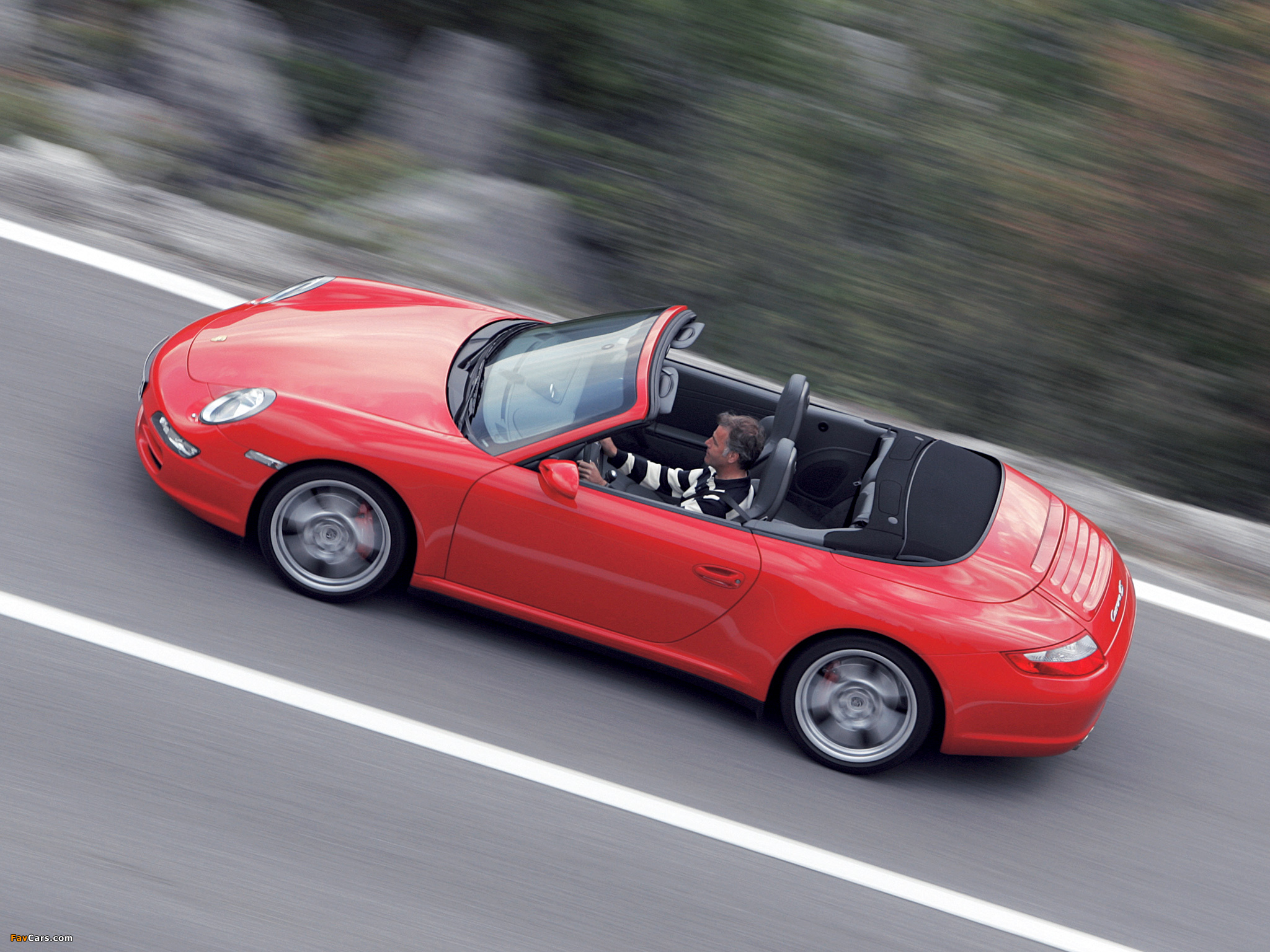 Porsche 911 Carrera 4S Cabriolet (997) 2006–08 wallpapers (2048 x 1536)